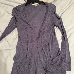 Forever 21 Button down blue cardigan